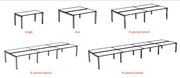 Rapid Fixed Bench Desking