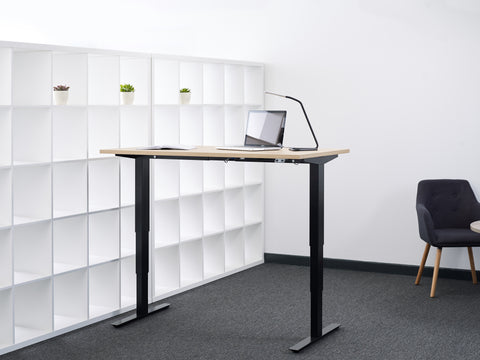 Height Adjustable Black Frame Desk - Dynamisk 2 Electric Desk.