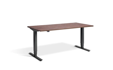 Anthracite Frame Sit Stand Desk - Dynamisk 2.