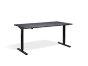 Dynamisk 4 Black Frame Twin, Quad Motor, Sit Stand Workstation.