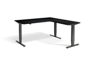 Corner Sit Stand Desk Anthracite Frame - Dynamisk 2 Electric Desk.
