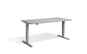 Height Adjustable Silver Frame Desk - Dynamisk 2.