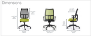 Pepi Task Chair, Mesh Back.