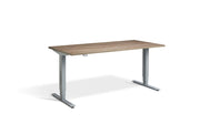 Height Adjustable Silver Frame Desk - Dynamisk 2.