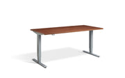 Height Adjustable Silver Frame Desk - Dynamisk 2.