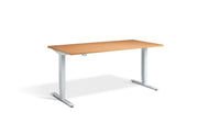 Sit Stand White Frame Desk - Dynamisk 2,.