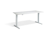 Sit Stand White Frame Desk - Dynamisk 2,.