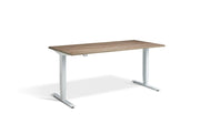 Sit Stand White Frame Desk - Dynamisk 2,.