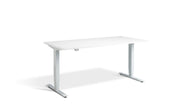Sit Stand White Frame Desk - Dynamisk 2,.