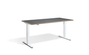 Sit Stand White Frame Desk - Dynamisk 2,.