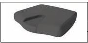 Coccyx Cut out for Axia Chairs.