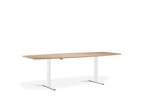 Height Adjustable Meeting Table Barrel Style - Dynamisk 2.