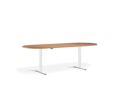 Sit Stand Meeting/Conference Table D-End Or Barrel Style - Dynamisk 2.