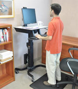 Ergotron Workfit-C Mobile Standing Workstation.