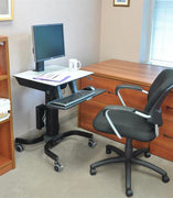 Ergotron Workfit-C Mobile Standing Workstation.