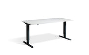 Slim Top Black Frame Sit Stand Desk - Dynamisk 2.