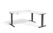 Corner Sit Stand Desk Anthracite Frame - Dynamisk 2 Electric Desk.
