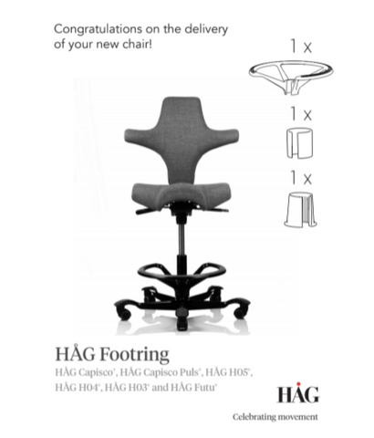 Foot Ring For Hag Capisco Chair.