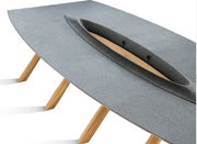 Whale Boardroom Table From Recycled Materials.